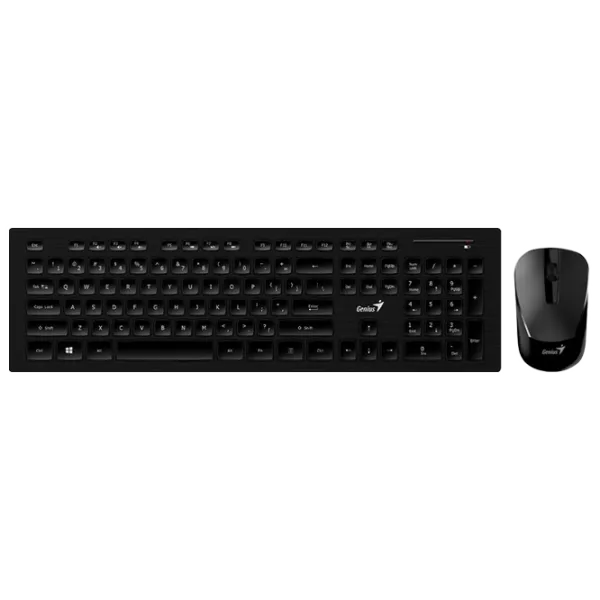 Tastatură Genius SlimStar 8008 Fără fir/ Black photo 1