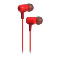 Наушники JBL E15 Красный Проводная/ Спорт