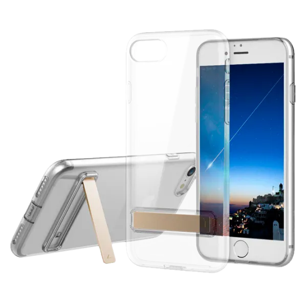 Husă pentru smartphone Apple iPhone 7/ 8 Rock/ Back/ TPU/ Transparent Gold photo 1