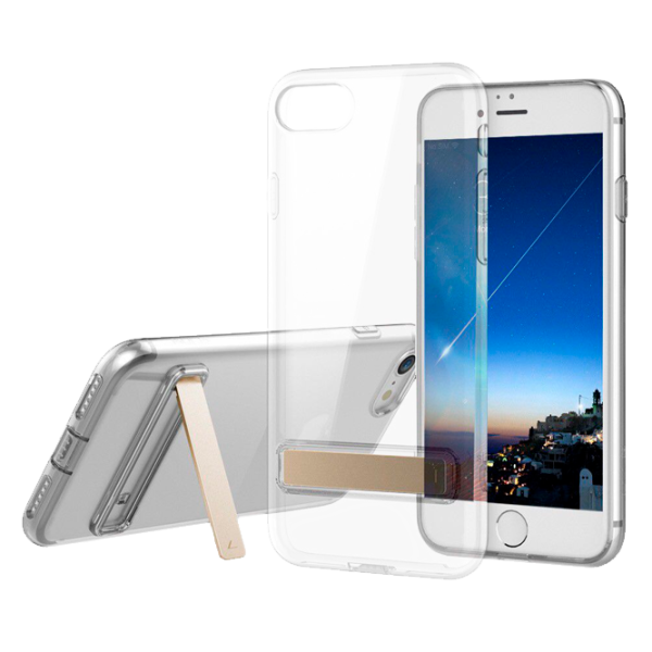 Husă pentru smartphone Apple iPhone 7/ 8 Rock/ Back/ TPU/ Transparent Gold photo 1