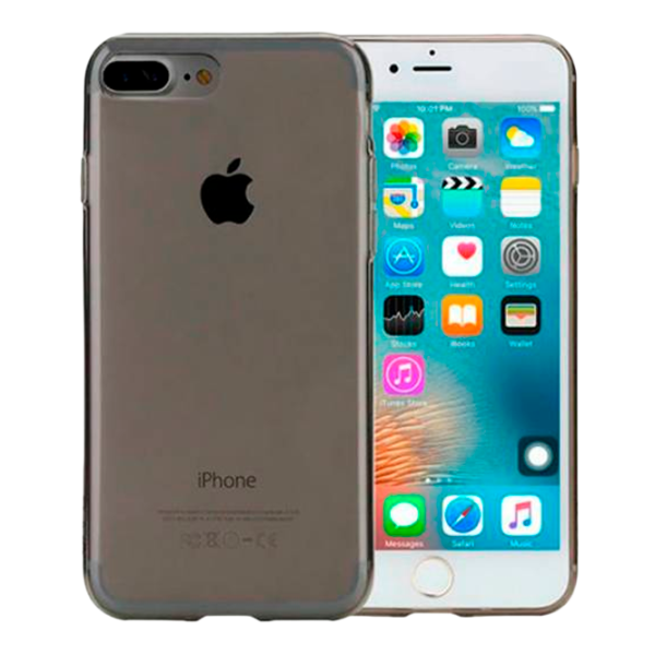 Husă pentru smartphone Apple iPhone 7/ 8 Plus Rock/ Back/ TPU/ Black photo 1 Husă pentru smartphone Apple iPhone 7/ 8 Plus Rock/ Back/ TPU/ Black photo 1