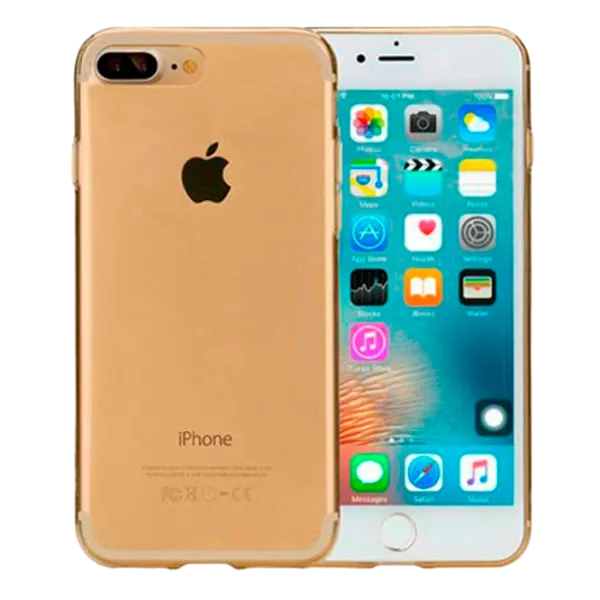 Husă pentru smartphone Apple iPhone 7/ 8 Plus Rock/ Back/ TPU/ Gold photo 1 Husă pentru smartphone Apple iPhone 7/ 8 Plus Rock/ Back/ TPU/ Gold photo 1