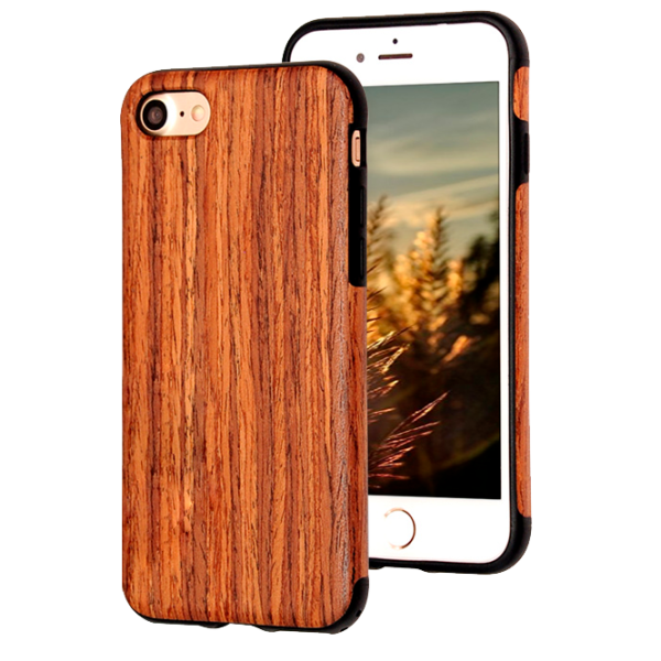 Husa Apple iPhone 7/8 Rock Back/ TPU/ Rosewood Brown photo 1