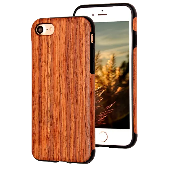 Husa Apple iPhone 7/8 Plus Rock Back/ TPU/ Rosewood Brown photo 1