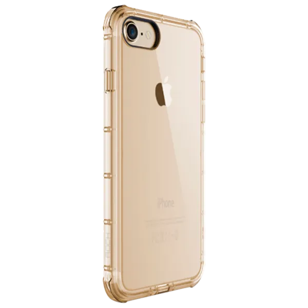 Husă pentru smartphone Apple iPhone 7 Rock/ Back/ TPU/ Transparent Gold photo 1
