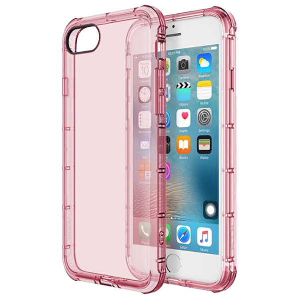 Husă pentru smartphone Apple iPhone 7/ 8 Rock/ Back/ TPU/ Transparent Pink photo 1 Husă pentru smartphone Apple iPhone 7/ 8 Rock/ Back/ TPU/ Transparent Pink photo 1
