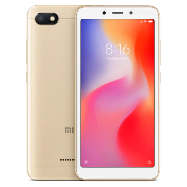 Xiaomi Redmi 6A 2 GB/ 16 GB/ Dual SIM/ Gold photo 1 Xiaomi Redmi 6A 2 GB/ 16 GB/ Dual SIM/ Gold photo 1