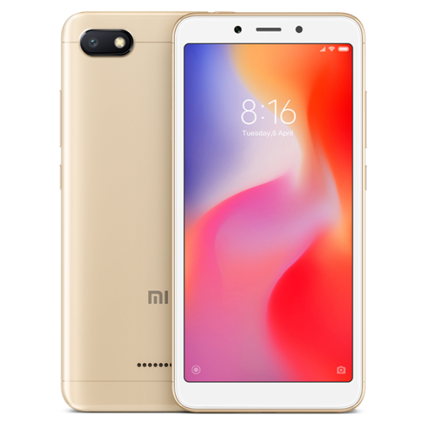 Xiaomi Redmi 6A 2 GB/ 16 GB/ Dual SIM/ Gold photo 1 Xiaomi Redmi 6A 2 GB/ 16 GB/ Dual SIM/ Gold photo 1