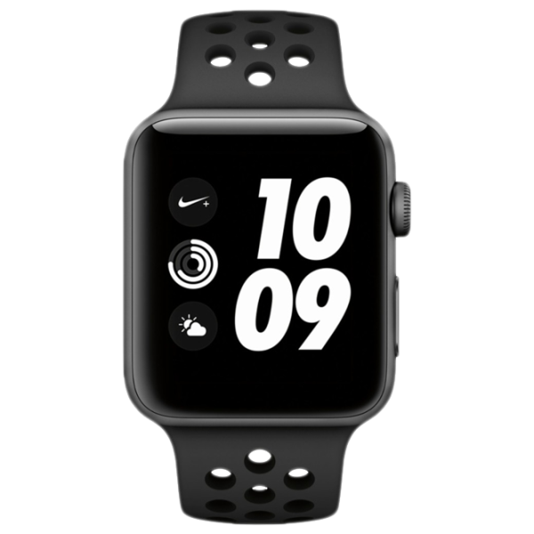 Ceas inteligent Apple Watch Series 3 Nike+ 1.5"/ MTF12/ Anthracite Black photo 1