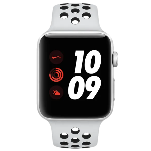 Умные часы Apple Watch Series 3 Nike+ 1.5"/ MQKX2/ Platinum Black Белый photo 1