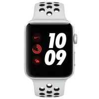 Умные часы Apple Watch Series 3 Nike+ 1.5"/ MQKX2/ Platinum Black Белый