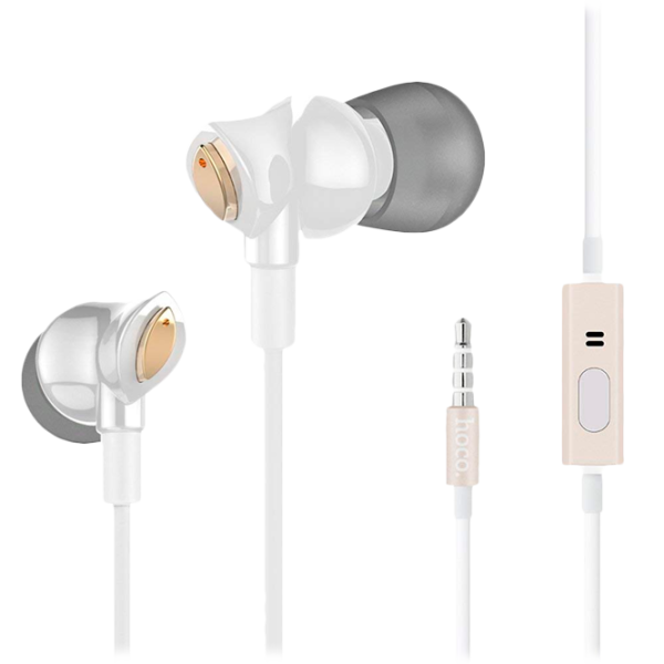 Căști Hoco HF1 Ceramic Earphone White Cu fir/ Personal photo 1