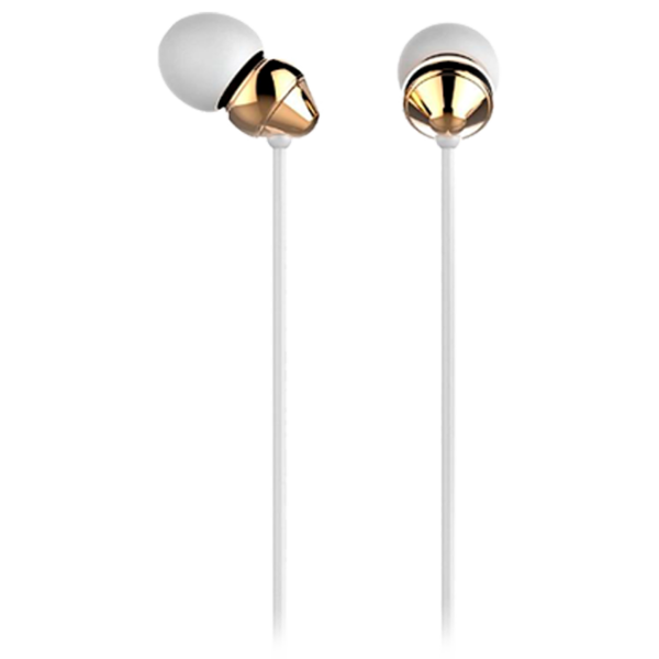 Căști USAMS Ereno Metal Gold White Cu fir/ Personal photo 1