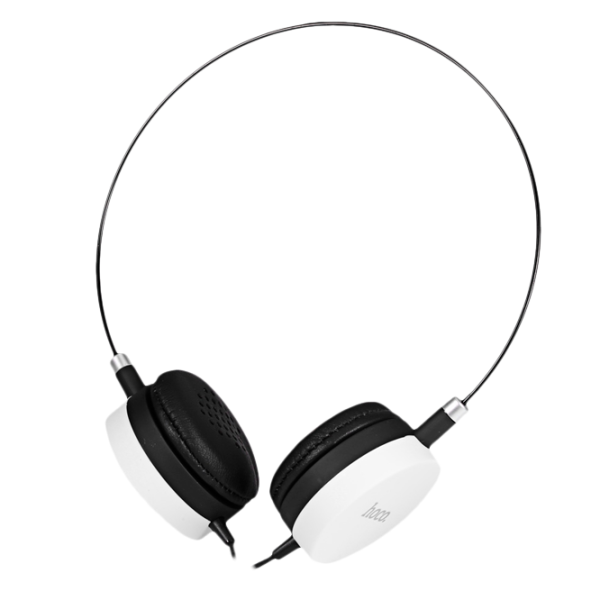 Căști Hoco W3 Headset Black White Cu fir/ Personal photo 1 Căști Hoco W3 Headset Black White Cu fir/ Personal photo 1