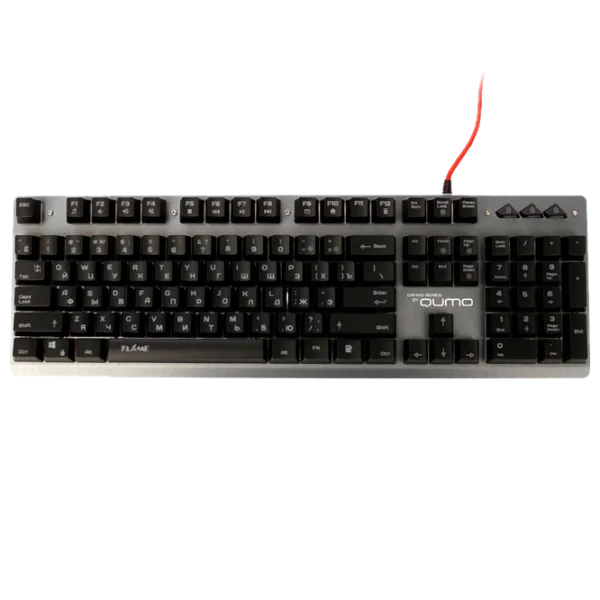 Tastatură Qumo Flame II K45 Cu fir/ Silver photo 1