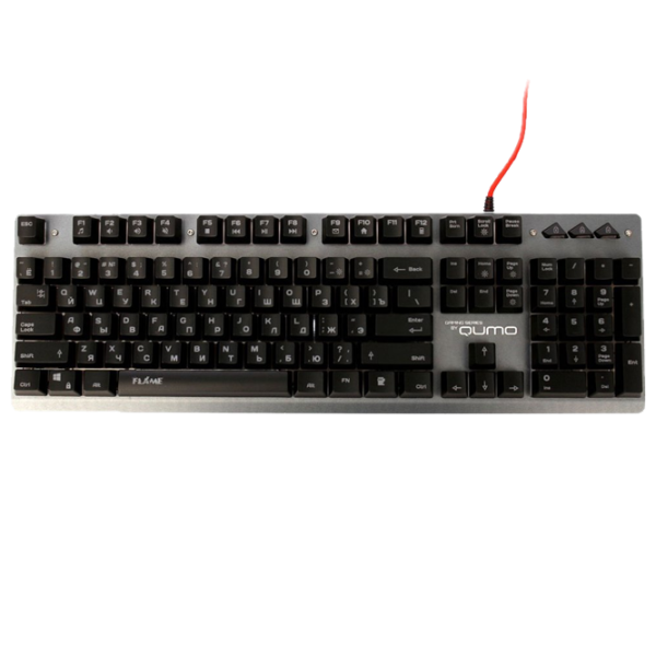 Tastatură Qumo Flame II K45 Cu fir/ Silver photo 1