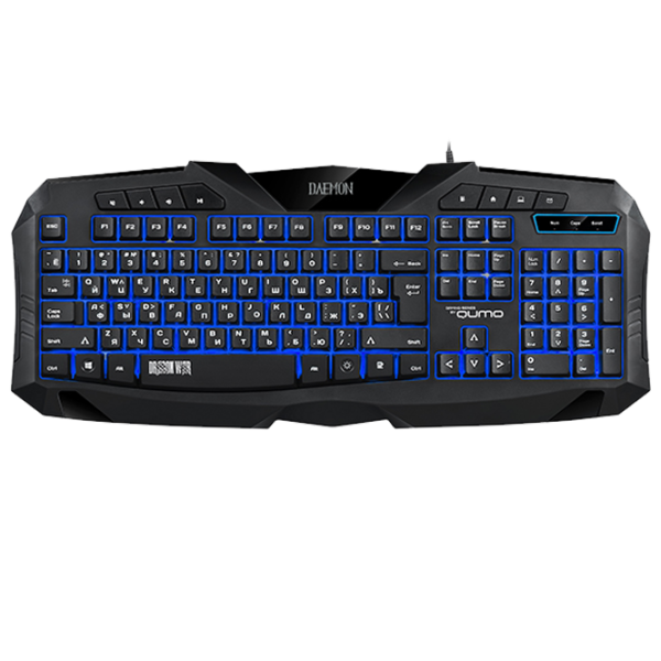 Клавиатура Qumo Daemon K40 Проводная/ Черный photo 1 Клавиатура Qumo Daemon K40 Проводная/ Черный photo 1