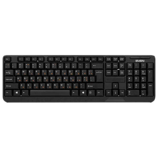 Tastatură Sven Comfort 2200 Fără fir/ Black photo 1