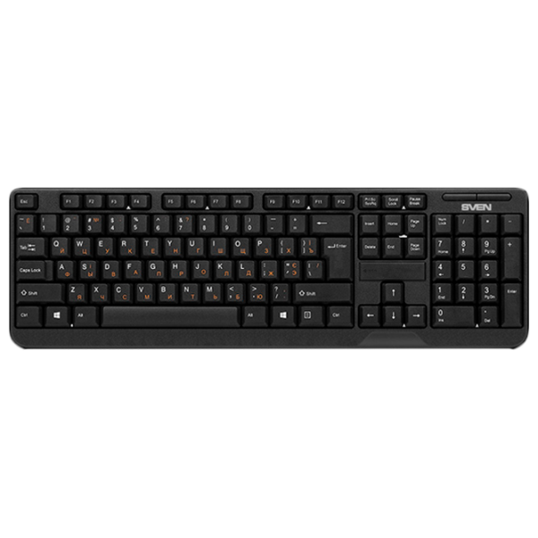 Tastatură Sven Comfort 2200 Fără fir/ Black photo 1