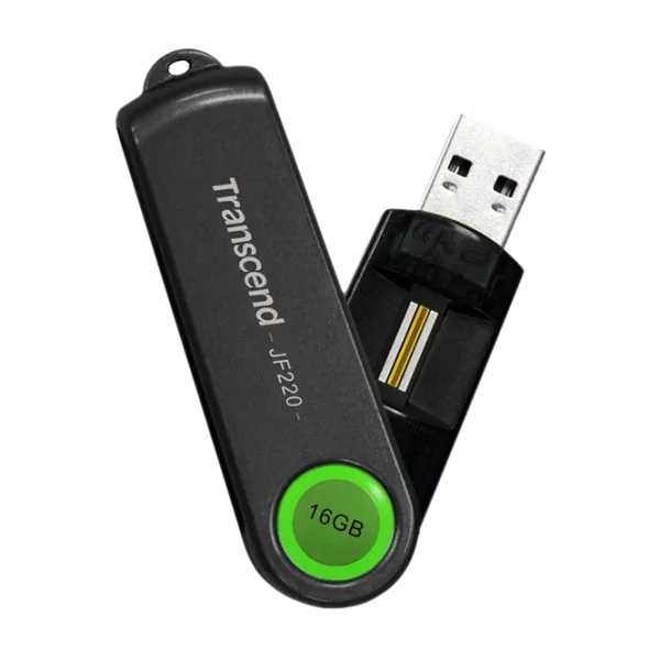 Transcend JetFlash 220 16 GB Black photo 1