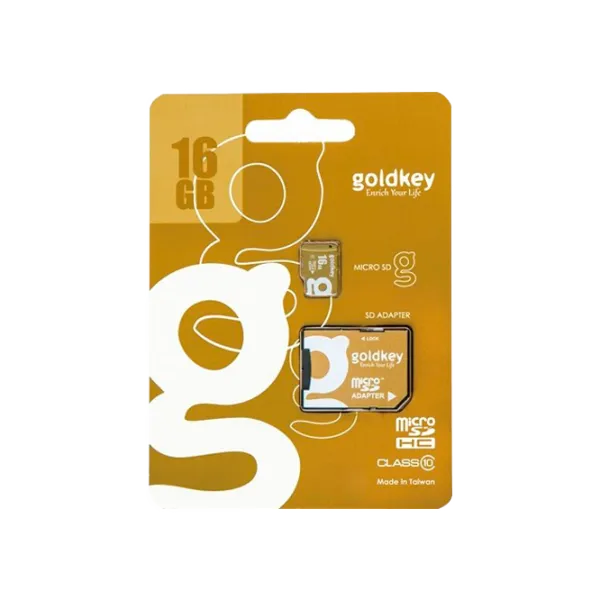 Memory Card Goldkey 16 ГБ MicroSD Card/ Class10 photo 1