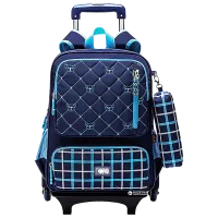 Рюкзак для детей Cool For School Trolley 17"/ Белый Синий/ 19 л