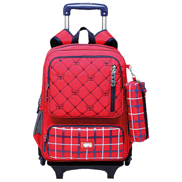 Ghiozdan pentru copii Cool For School Trolley 17"/ Blue Red/ 19 l photo 1