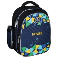 Рюкзак для детей Cool For School Polygonal 15"/ Синий Черный/ 15 л