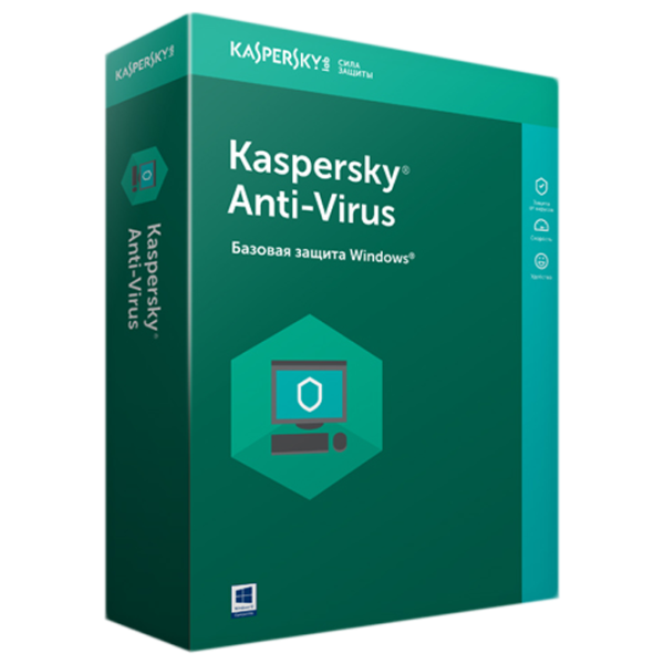 Antivirus KASPERSKY Anti-Virus (KAV) X86/ X64 1 ПК/ DVD photo 1