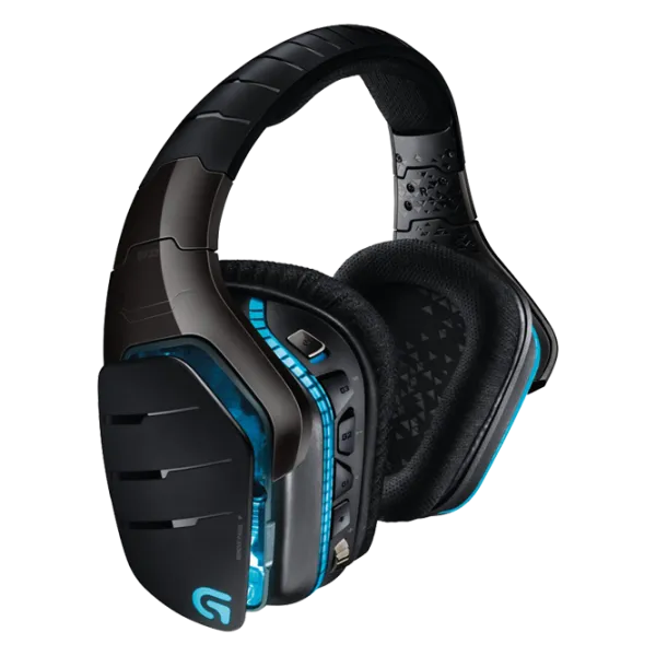 Наушники Logitech G933 Черный Беспроводные/ Игровой photo 1