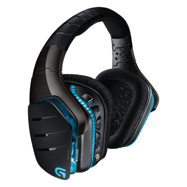 Наушники Logitech G933 Черный Беспроводные/ Игровой photo 1