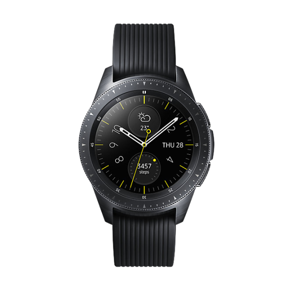 Ceas inteligent Samsung Galaxy Watch 1.65"/ R810/ Midnight Black photo 1 Ceas inteligent Samsung Galaxy Watch 1.65"/ R810/ Midnight Black photo 1