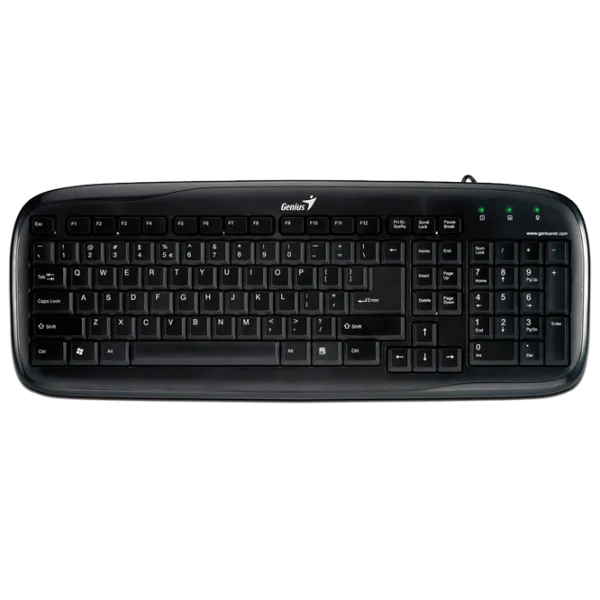 Tastatură Genius SlimStar 110 Cu fir/ Black photo 1