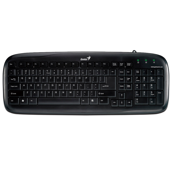 Tastatură Genius SlimStar 110 Cu fir/ Black photo 1