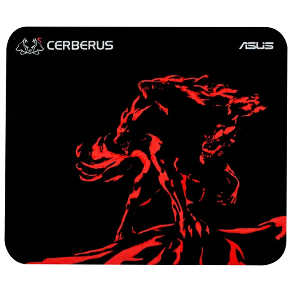 Covoraș pentru mouse Asus Cerebus Red Black photo 1