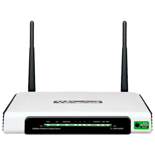 Wi-Fi Router TP-Link TL-WR1042ND 300 Mbit/ s/ White photo 1 Wi-Fi Router TP-Link TL-WR1042ND 300 Mbit/ s/ White photo 1