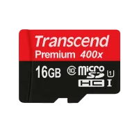Card memorie Transcend 16 GB MicroSD Card/ UHS-I (400X)