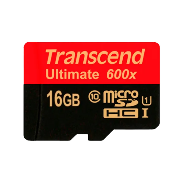 Карта памяти Transcend 16 ГБ MicroSD Card/ UHS-I (600X) photo 1
