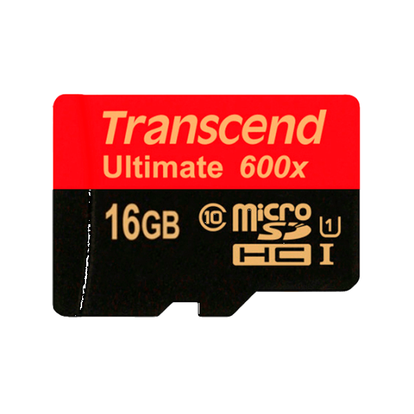 Карта памяти Transcend 16 ГБ MicroSD Card/ UHS-I (600X) photo 1