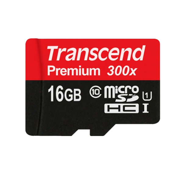 Карта памяти Transcend 16 ГБ MicroSD Card/ UHS-I (300X) photo 1