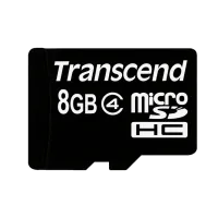 Memory Card Transcend 8 ГБ MicroSD Card/ Class 4