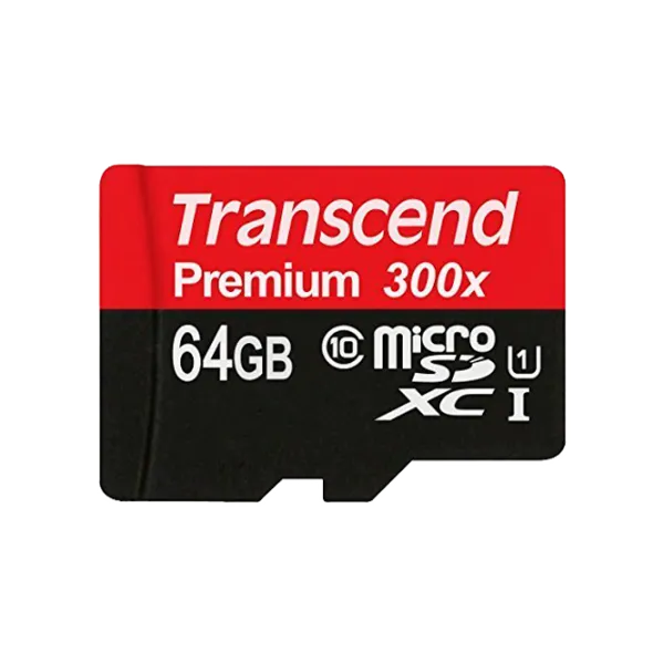 Memory Card Transcend 64 ГБ MicroSD Card/ UHS-I (300X) photo 1