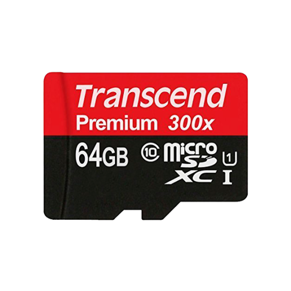 Memory Card Transcend 64 ГБ MicroSD Card/ UHS-I (300X) photo 1