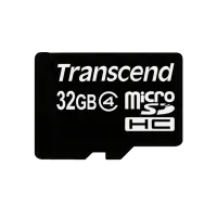 Карта памяти Transcend 32 ГБ MicroSD Card/ Class 4