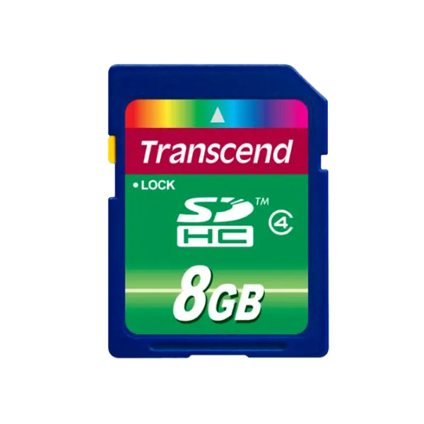 Memory Card Transcend SD Card 8 ГБ SD Card/ Class 4 photo 1