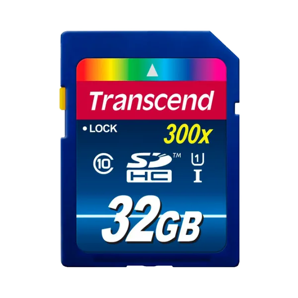 Memory Card Transcend SD Card 32 ГБ SD Card/ UHS-I (300X) photo 1