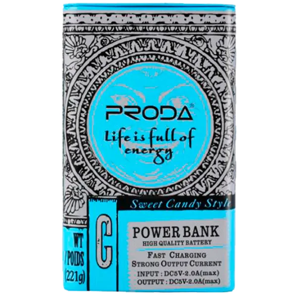 Power Bank Remax Cool taste PPL-24 10000 mAh/ Blue photo 1