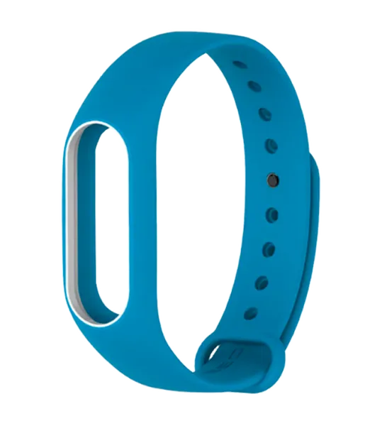Xiaomi Mi Band 2 Bratara Blue-White 10.6 mm/ Белый Синий photo 1