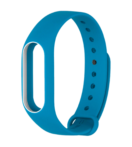 Xiaomi Mi Band 2 Bratara Blue-White 10.6 mm/ Белый Синий photo 1