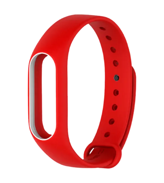 Xiaomi Mi Band 2 Bratara Red-White 10.6 mm/ White Red photo 1